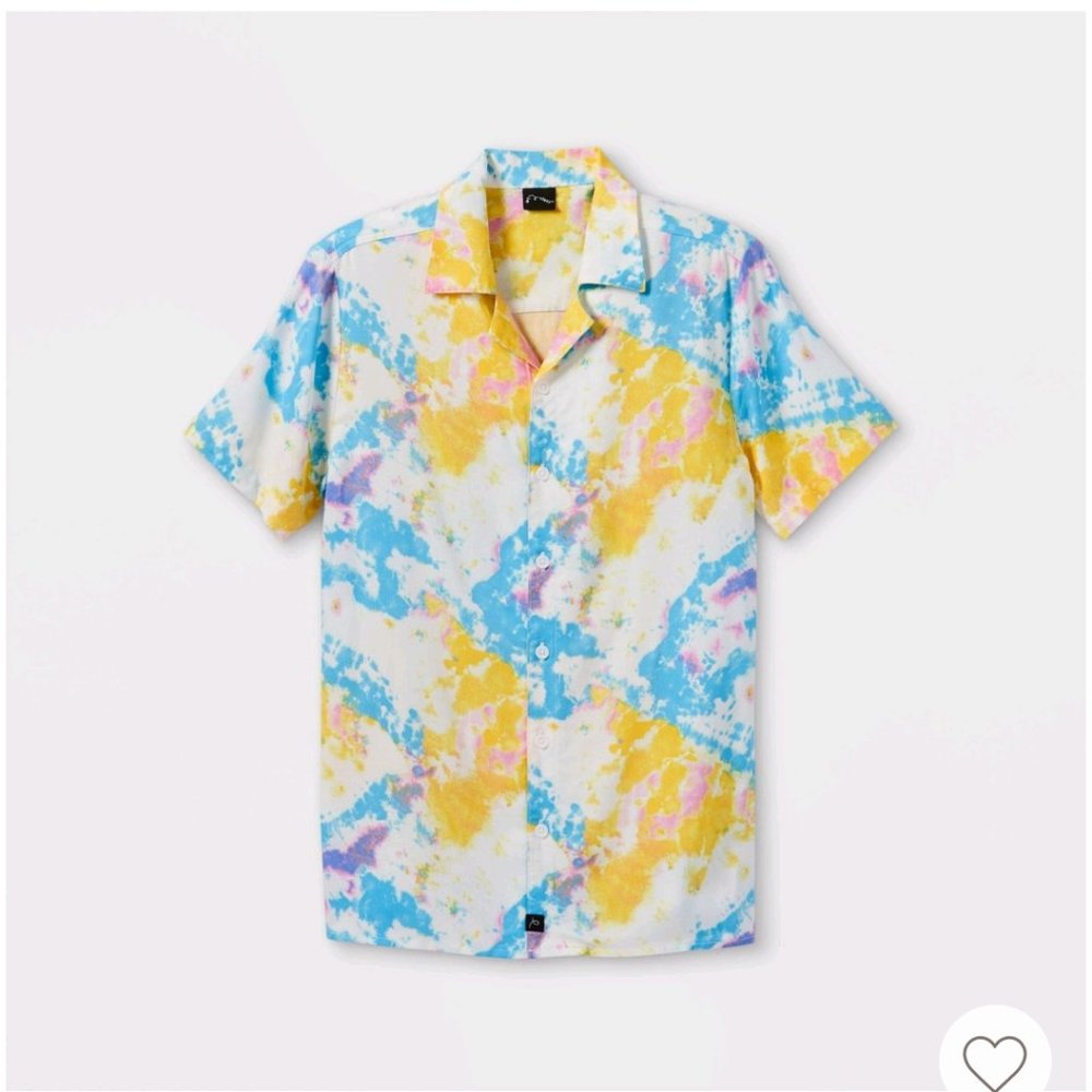 Short Sleeve Button Down - Art Class - S 6/7